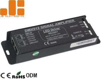DMX512 مكبر للصوت إشارة DMX الفاصل مع توزيع قناة واحدة الناتج DC12-24V